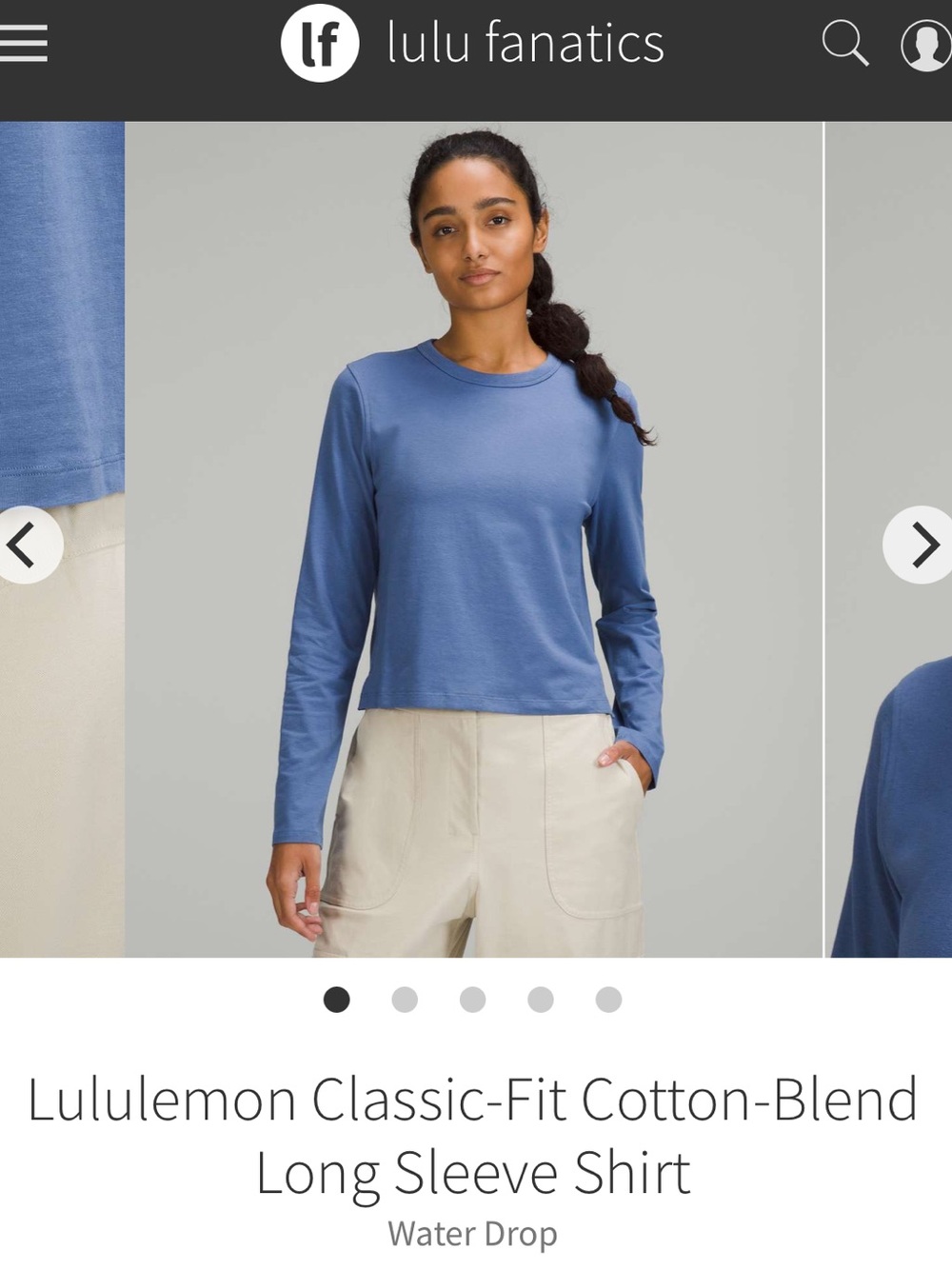 Lululemon Classic-Fit Cotton-Blend Long Sleeve Shirt